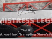 trailer Mistress Hard Trampling Slave's Face