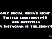 Ebony face farting her slave 16/16