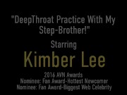 Family 1st! Slut Kimber Lee Face Fucks Step Bros Hard Cock! 1/16