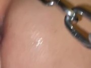 Dildo play while mistress is subdued  8/16