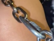 Dildo play while mistress is subdued  9/16