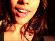 Mi gran lengua larga con mucha saliva Fetiche