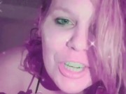 Taking a break from sucking cock to boss you around 10/16