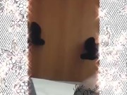 Rubbing my pussy while I wait for my date. Pantyhose and boots 12/16