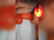 Je me fait goder la bouche et baiser en même temps 7/16