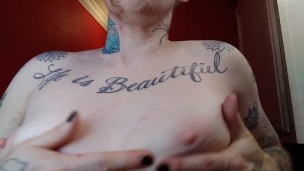 Whispering, Teasing, Titty Fucking, Hairy FTM, Oil 