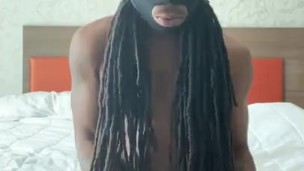 Masked Dreadhead thinking about that Nasty Mouth Follow Me On Twitter @SwingLikeTarzan