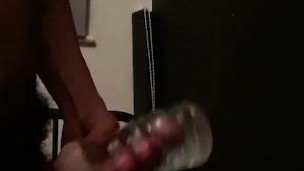 FLESHLIGHT, MASTERBATION (PART 2) CUM INSIDE, MY BIG DICK ;)