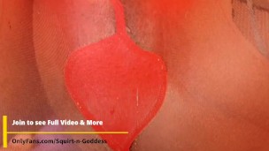 Squirting in my stockings (Full Video @ Onlyfans/Squirt-n-Goddess)