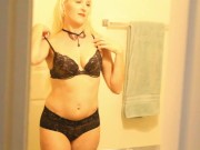 Peeping Tom Watches Olivia In The Bathroom 6/16