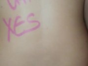 Femdom , this is how my bitch train . Obey !! Kikn : PinkyDesire 11/16