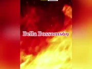 Bella Smoking a cigarette with a face full of cum (fan request) 1/16