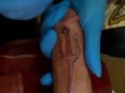 TattwoD's tattoed cock by TatterD 9/16