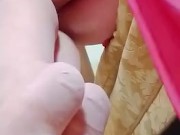 Annabel’s slutty pink heels - nylon feet  15/16