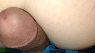 teasing his cock before he bends me over