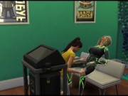 Cheated on her husband with her girlfriend. Lesbian porn in the shower | lesbian domination 3/16