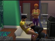 Sex in a disco with a DJ on a music stand. In front of everyone | Game 3d 13/16