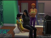 Sex in a disco with a DJ on a music stand. In front of everyone | Game 3d 14/16