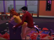 Sex in a disco with a DJ on a music stand. In front of everyone | Game 3d 9/16