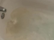 It turns the water orange