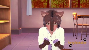 Furry Yaoi - Dog Blowjob to Horse Yiff