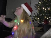 Meliss the little christmas slut wants more snow on her face 1/16