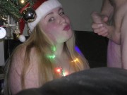 Meliss the little christmas slut wants more snow on her face 15/16