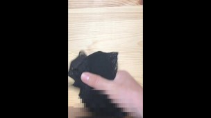 のパンツに大量射精　オナニー　下着　　ぶっかけ