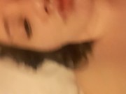 I play with a vibrating dildo toy masturbation 7/16