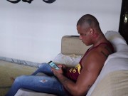 Pedi para meu paso-primo me comer mas estava com tanto medo da minha mãe chegar 1/16