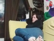 She catches you watching her feet and decides to tease you 2/16