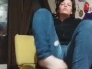 She catches you watching her feet and decides to tease you 9/16