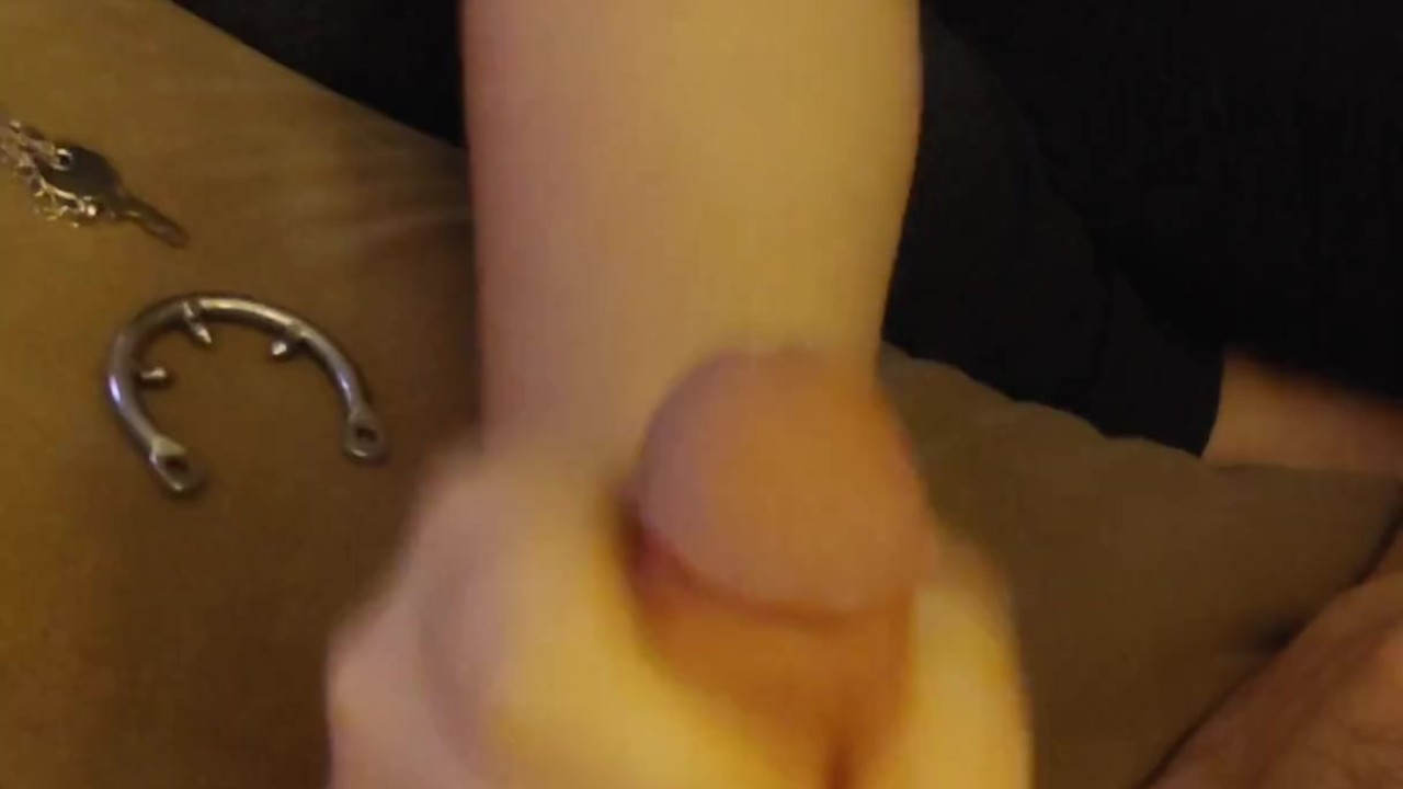 Ruined orgasm handjob for chastity slave... Mistress E drains lots of cum from his little dick - Free Sex Video - RedTube