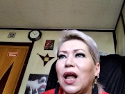 My naughty MILF bitch gives a masterclass in blowjob ... Envy, guys! Learn, girls! )) 10/16