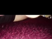 Mean asian squeezes all his cum out of balls 3/16