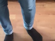Showing a little bit my dick
