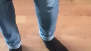 Showing a little bit my dick