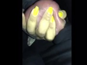 Asian girlfriend teaching Chinese lesbian how to stomp on his balls for cheating  14/16