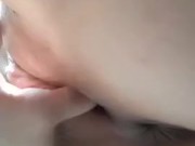 Close up rubbing my little pussy till I squirt