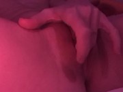 Close up on my creamy tight pussy