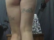 Hot tattoo girl strip tease dildo pussy fuck 9/16
