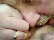 Bald dad licks mom's pussy,mom sucks dad's dick & fucks like a cat )) 14/16