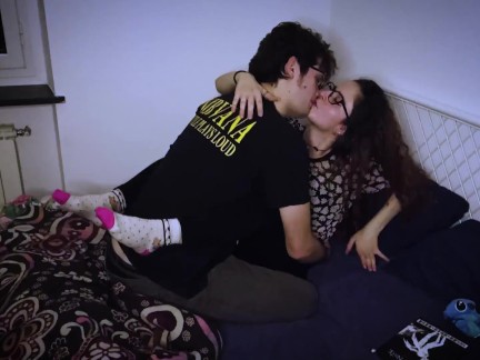 Teenagers in Love 18 yo Tender Love Making Romantic Sex Shy Virgin Girl First Time Sex ❤️
