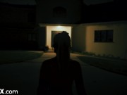 Sexy Asian Rides BF's Cock On Halloween Night 1/16