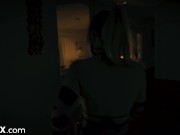 Sexy Asian Rides BF's Cock On Halloween Night 2/16