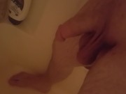 Pissing in the shower