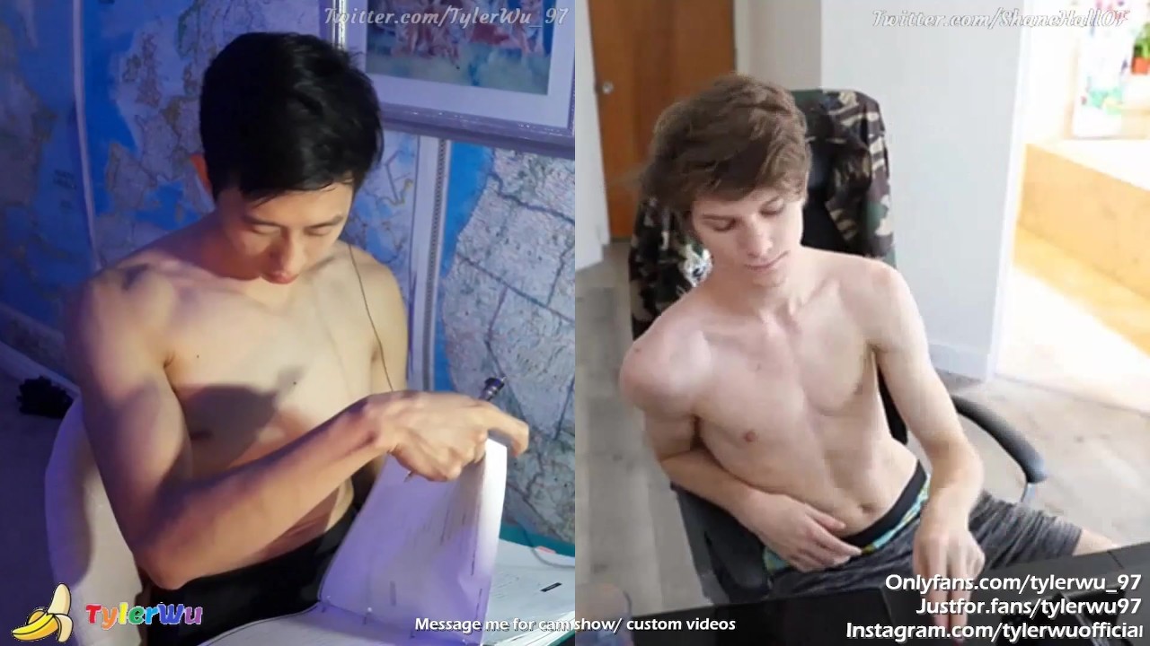 Twink jerks off with Asian classmate on facetime (Tyler Wu & Shane Hall) - Video di sesso gratis - RedTube