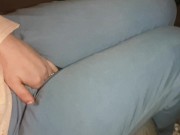 ⭐ POV Car Wetting. Cute girl cant hold it and wets herself in the seat! 10/16