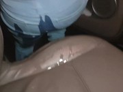 ⭐ POV Car Wetting. Cute girl cant hold it and wets herself in the seat! 13/16