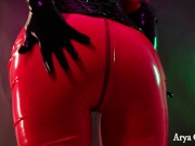 latex rubber catsuit 4k 11/16